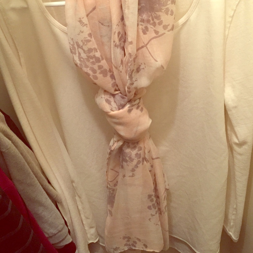 Banana Republic Lightweight Floral Scarf
